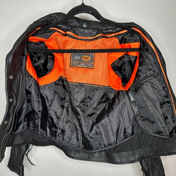 Vintage Motorcycle Leather Jacket - Picture 4 of 14